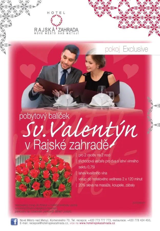 Svatý Valentýn - pokoj EXCLUSIVE