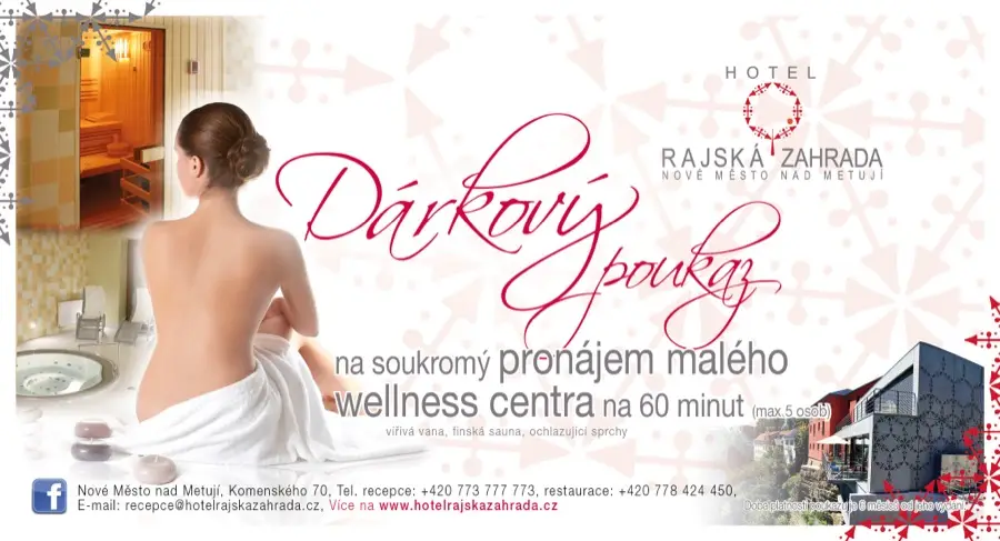 PRONÁJEM 60 min. - MALÉ Wellness centrum